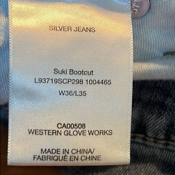 Silver Jeans Suki BootcutβMenβs Jeans 36 - Picture 12 of 13